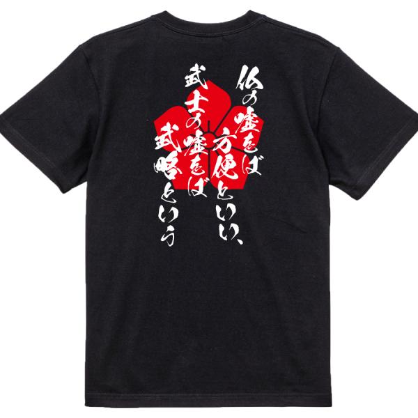 Akechi Mitsuhide Japanese Samurai Quote T-Shirt - A Buddha's Lie Is Expedience; a Warrior's Lie Is Strategy product image